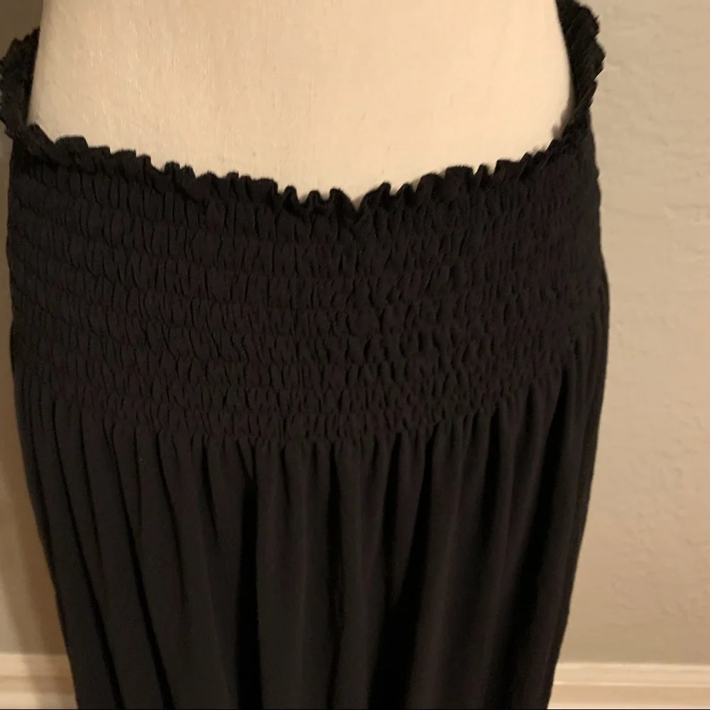 Express black layered sheer festival skirt size medium